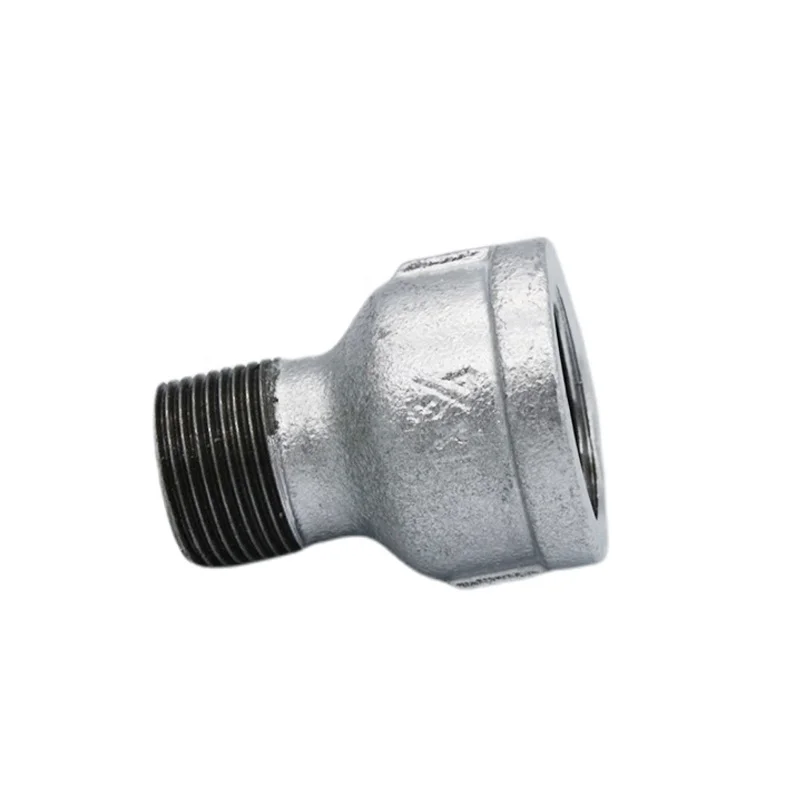JIANZHI most popular cast iron reducer hot dip pipe fitting for oil system mf socket