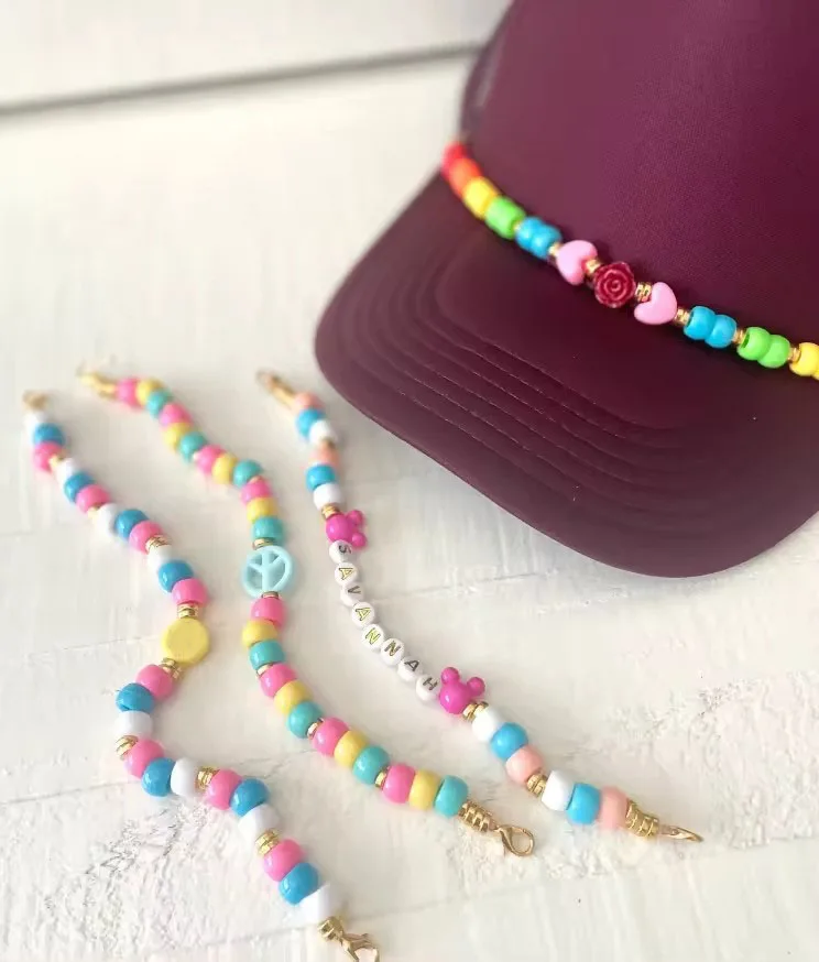 2024 New Fashion Jewelry Custom Trucker Caps Hats Chain Customized Charms for Trucker Hats