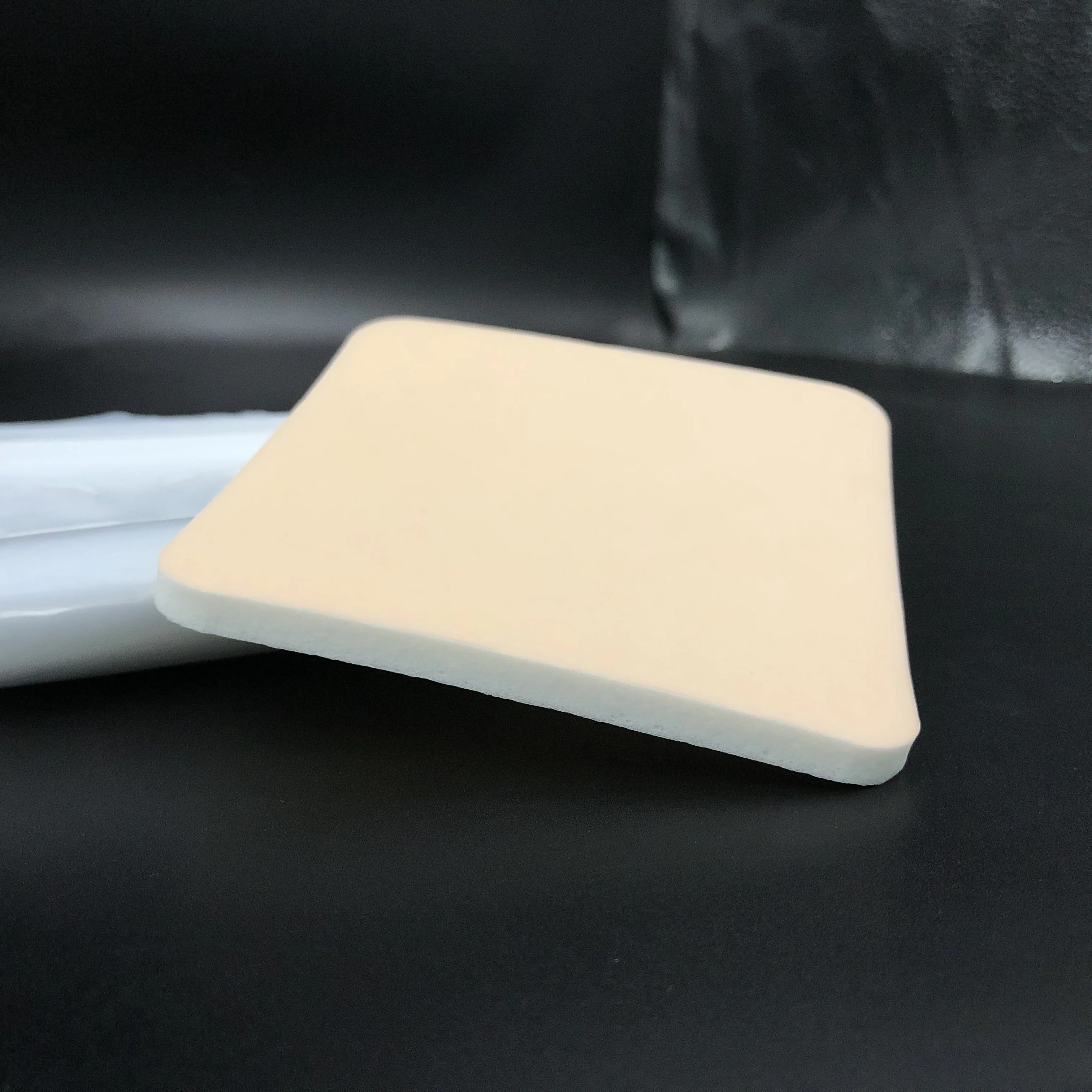 Медицинская одноразовая стерильная повязка из силиконовой пены для ухода за ранами без рамки