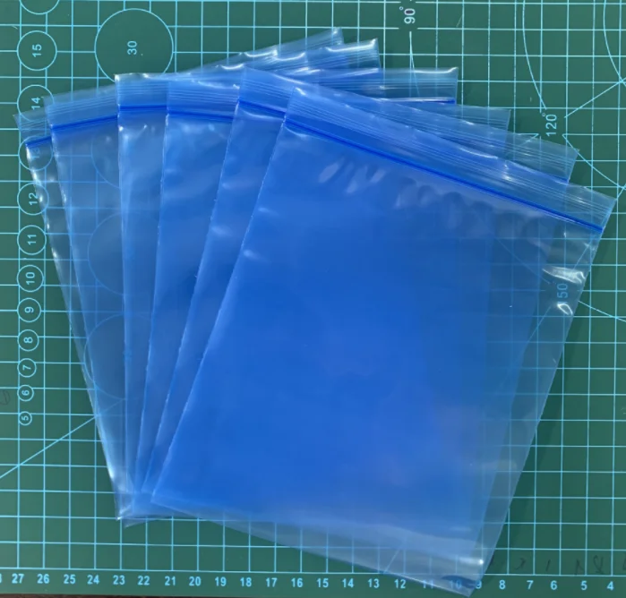 Pink Anti-Static Flat Poly Bags and polyethylene film protect electronic components from static build up as well as moisture