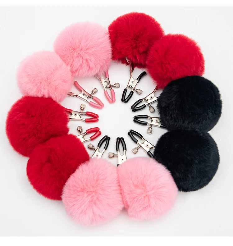 XIAER OEM/ODM  Hot Selling Women Flirting Teasing Nipple Clamps Chain Bdsm Bondage Clitoris Stimulator Clip