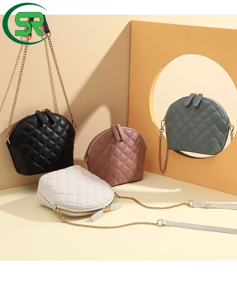china wholesale chain women bag cross bady genuine leather bag ladies evening bag designer handbags famous brands