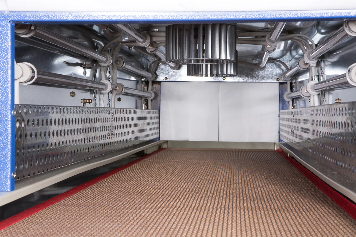 Tunnel Furnace Automatic Line Industrial Drying Oven Stainless Steel Mesh Belt Used