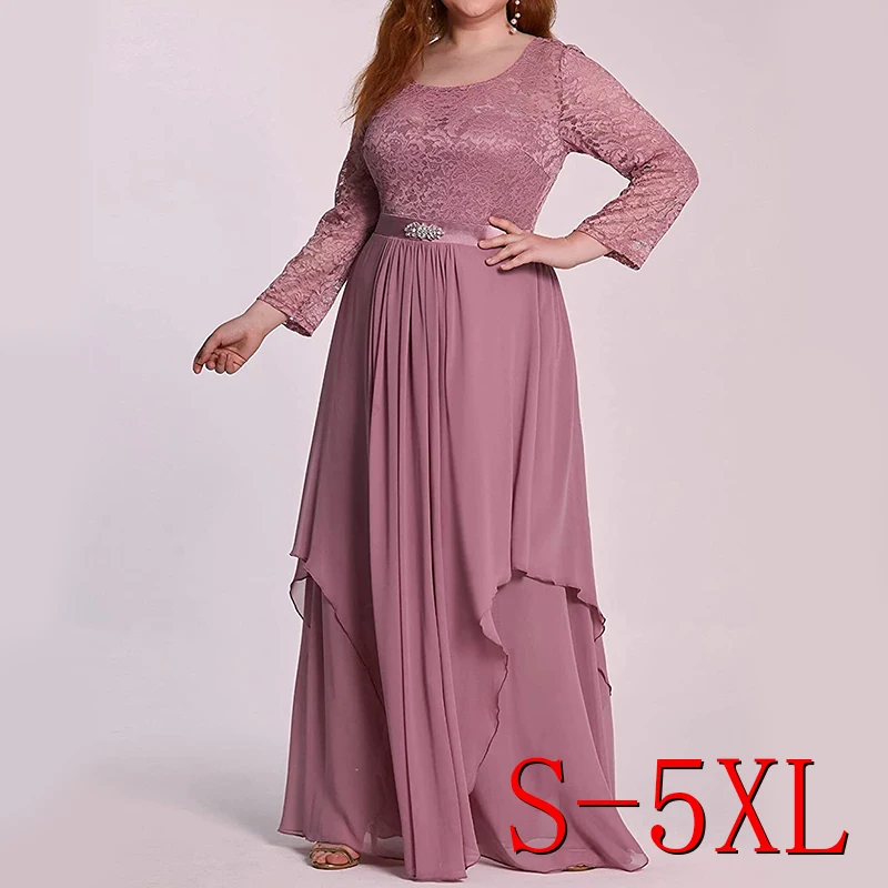 2022 New Arrivals Woman Clothes Wholesale Fashion Apparel Elegant Dresses Cutout Lace O Neck Long Sleeves Dress