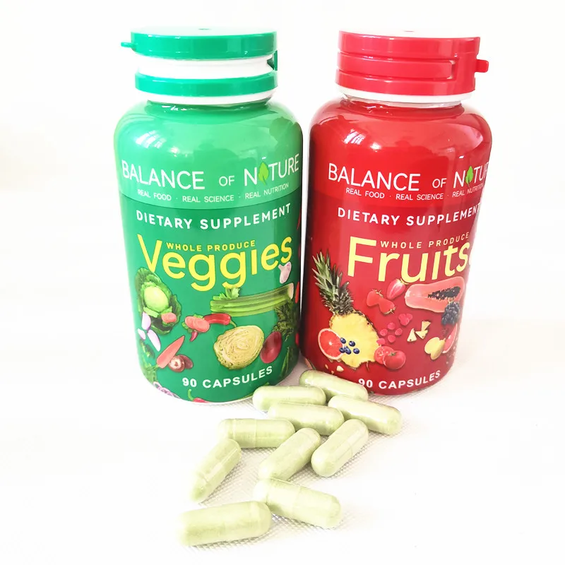 Superfood MD Fruits and Veggies Supplement - 90 Fruit and 90 Veggie Capsules - Supports Energy Levels, High Lycopene Vitamins