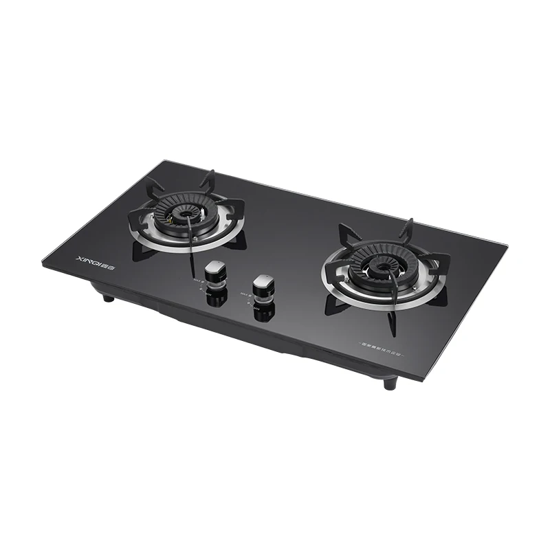 Popular Style Wholesale Price Tempered Glass Built in Gas Stove