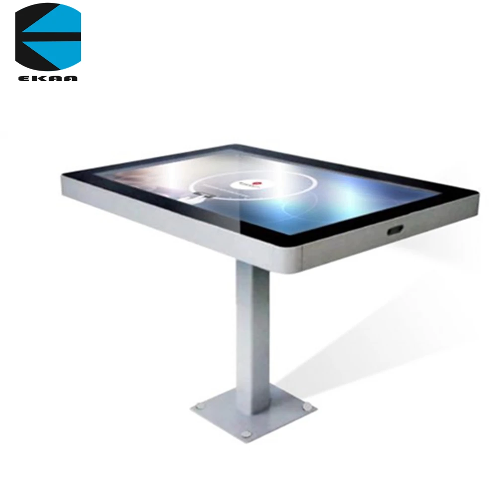 EKAA 21.5 inch coffee shop or restaurant touch interactive smart table with multitouch and waterproof table
