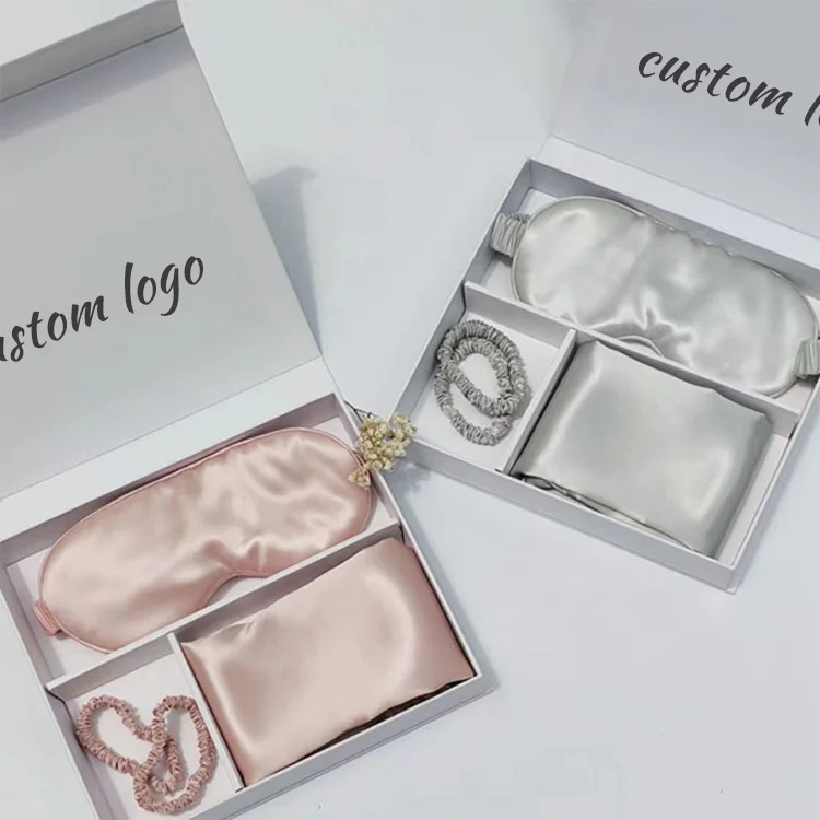 Organic Certified 16 momme silk pillowcase with zipper wholesale silk pillowcase set 100% mulberry silk pillow case