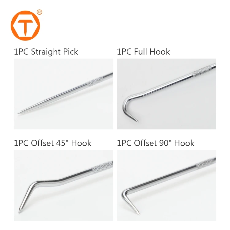 Mini Professional 4 pcs custom Pick and Hook screwdriver set O Ring Oil Seal for car repair