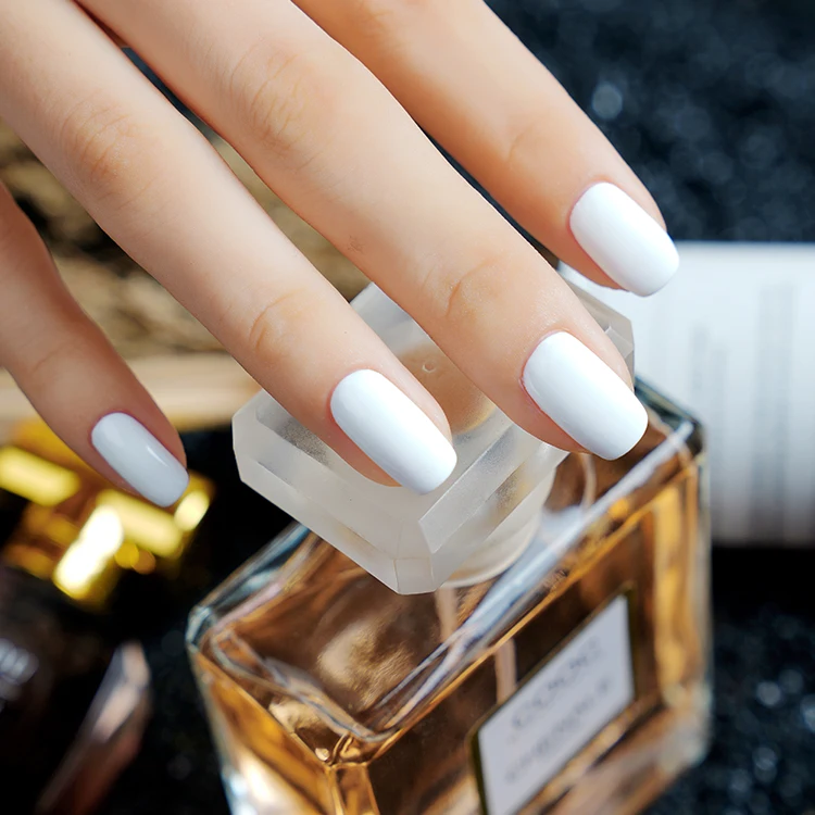 2020 new arrival yidingcheng wholesale hot sale supper white nail gel  polish for nail art