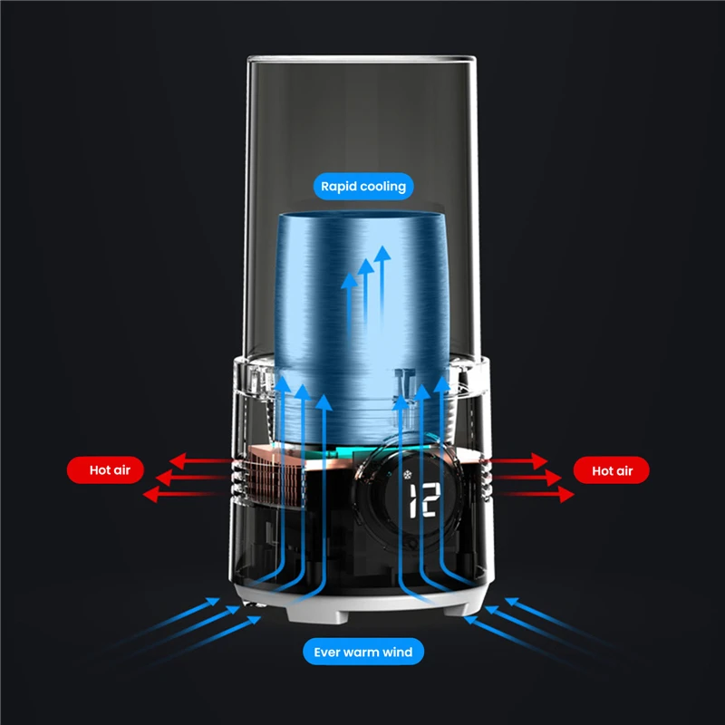Vehicle-mounted Cold And Hot Cup Vehicle-mounted Refrigeration Cup Vehicle-mounted Refrigeration Equipment Vehicle-mounted Refri