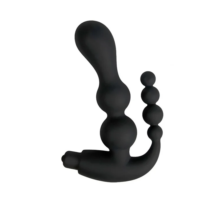 Medical Silicone Anal Butt Plug Vibrating Prostate Massager For Male toys sex adult