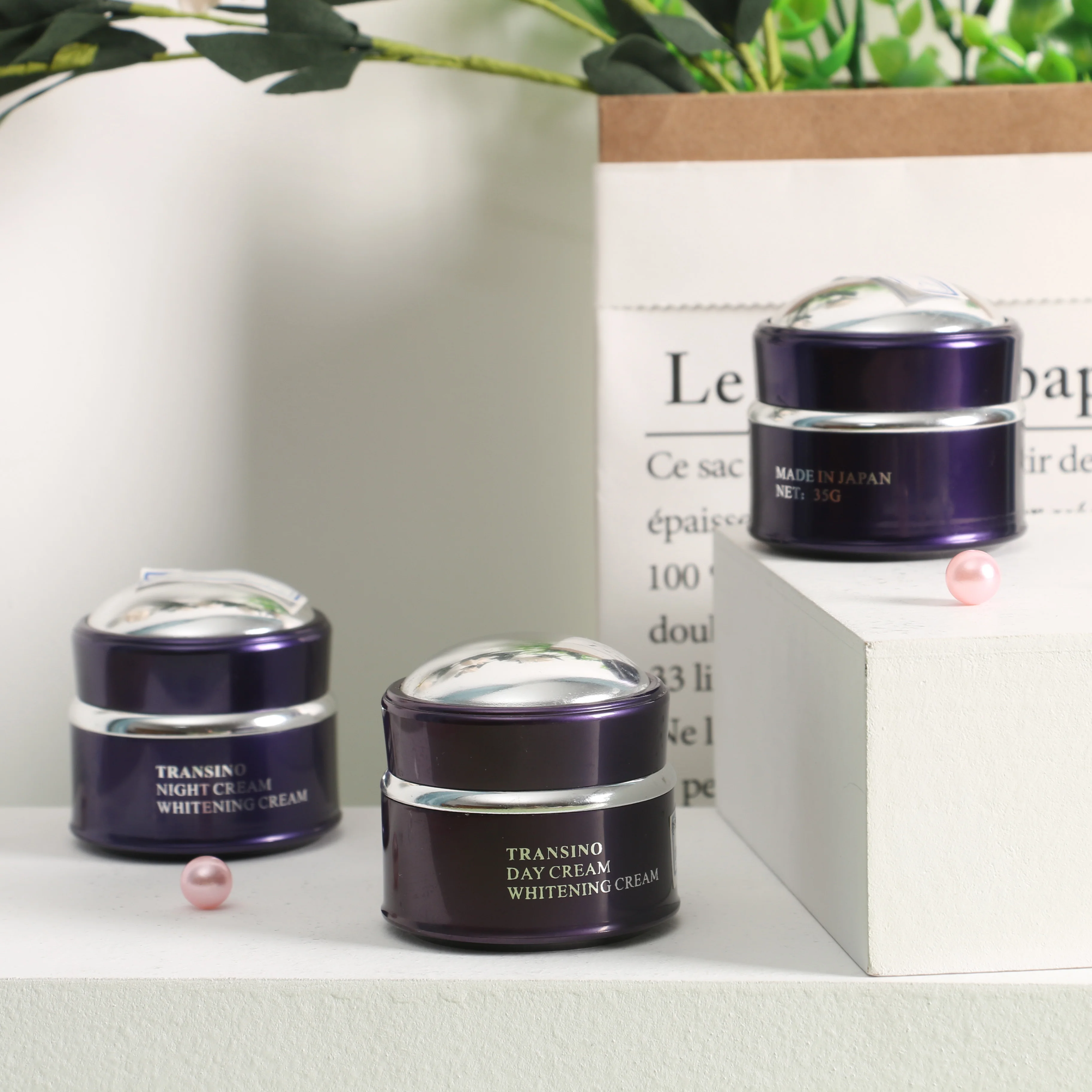 Exclusive Metal Cosmetic Tin Ointment Jar Protective Seal Nude Color Rectangle 15 grams 50g Double Wall Silver Cap for Men