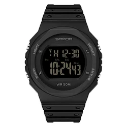 Multifunctional Luminous Waterproof Unisex LED Display Digital Watch Fashion Casual Outdoor Sports Watches for Women and Men