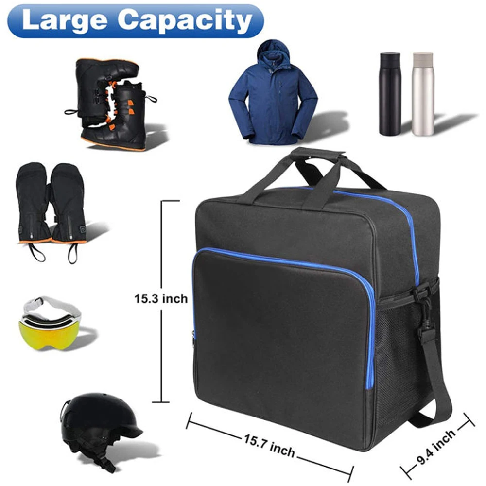 Top Quality Ski Packages 600d Polyester Materials Men Sport Bag Waterproof Custom Ski Bag