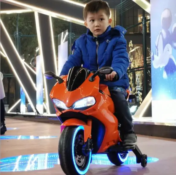 2022 Wholesale  Ride on Toy Style Kids Rechargeable Motos Para Nios   Mini Electric Motorcycle