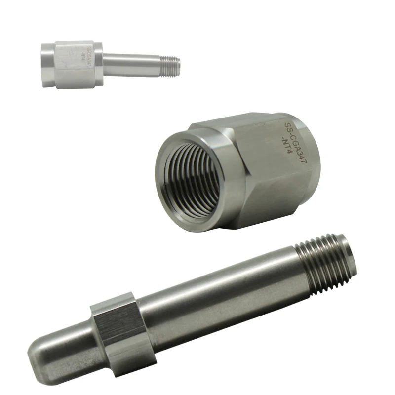 High Pressure 5500psi CGA347 Nut and Nipple Cylinder Connections for Breathing Air for Regulators and Filling Cylinders