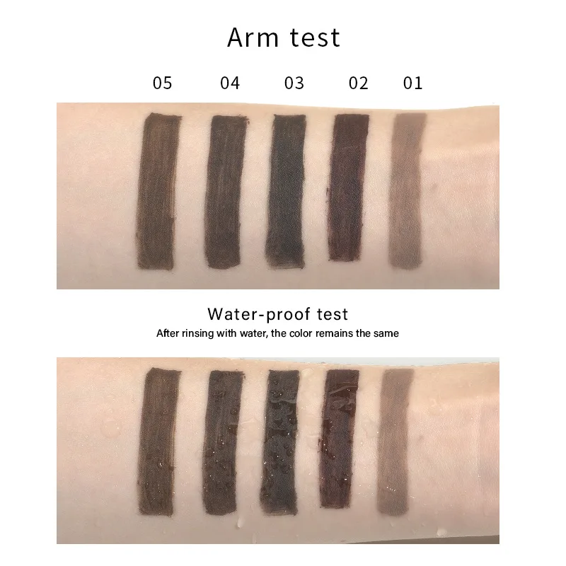 Trendy Dyed Eyebrow Quick Drying Waterproof Ease Shape Instantly Plump Natural Wild Eyebrows