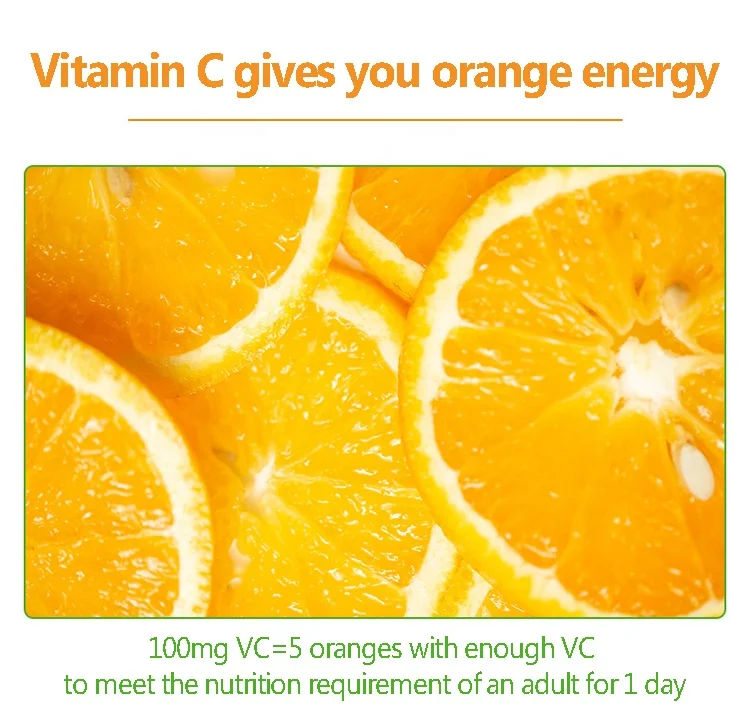 Wholesale Ascorbic Acid 1000 Tablets Serum Vitamin C Bottle 1000mg Vitamin Candy