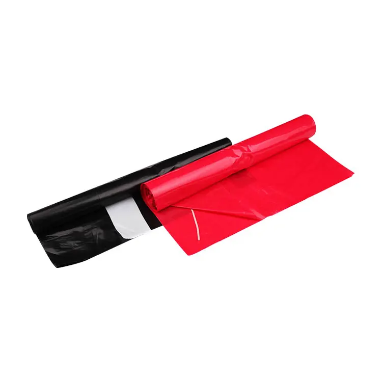 Factory Direct Price Large black garbage plastic bag in roll, trash can liners cornstarch garbage bags