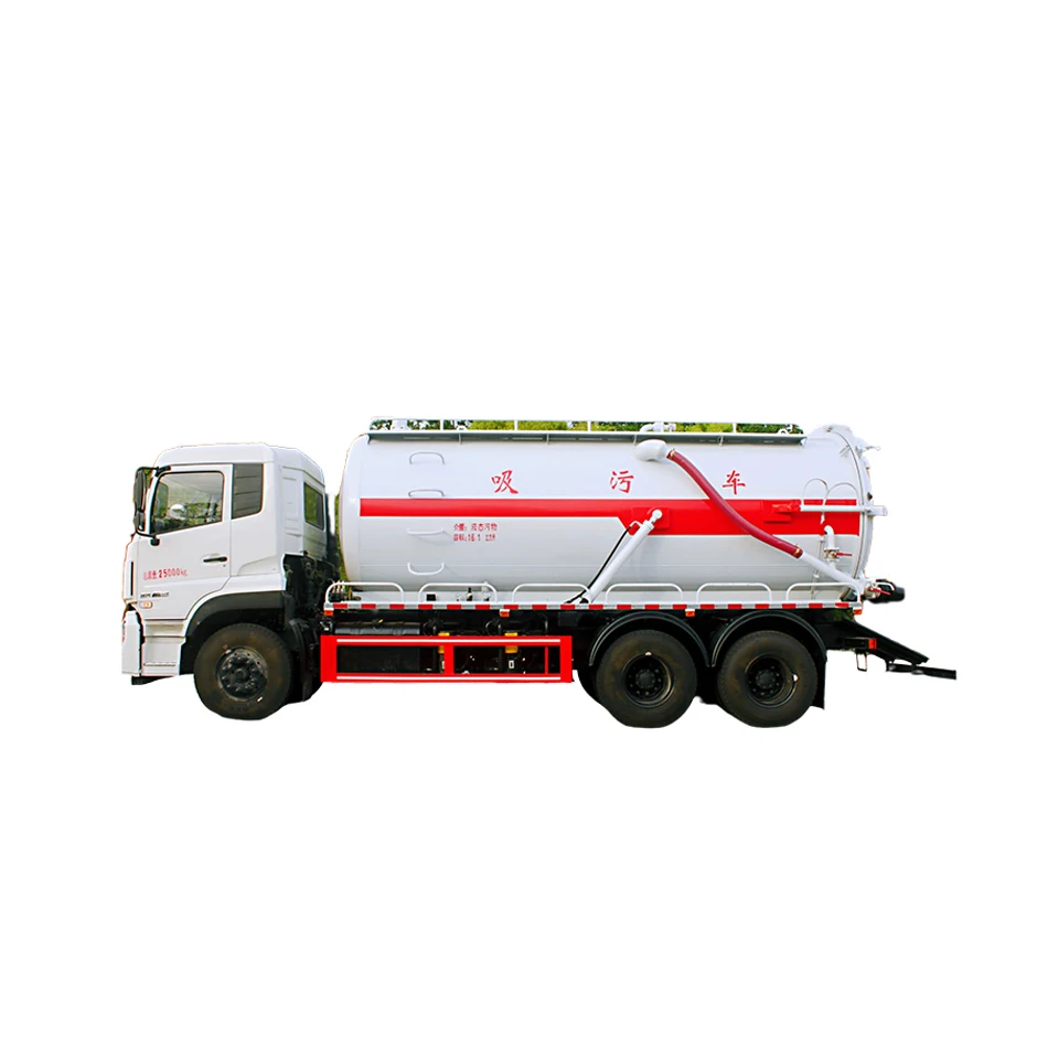 HOWO 20000L Vacuum Pump Tank Truck 6x4 Slurries Sludges Sewer Sewage Suction Truck for sale
