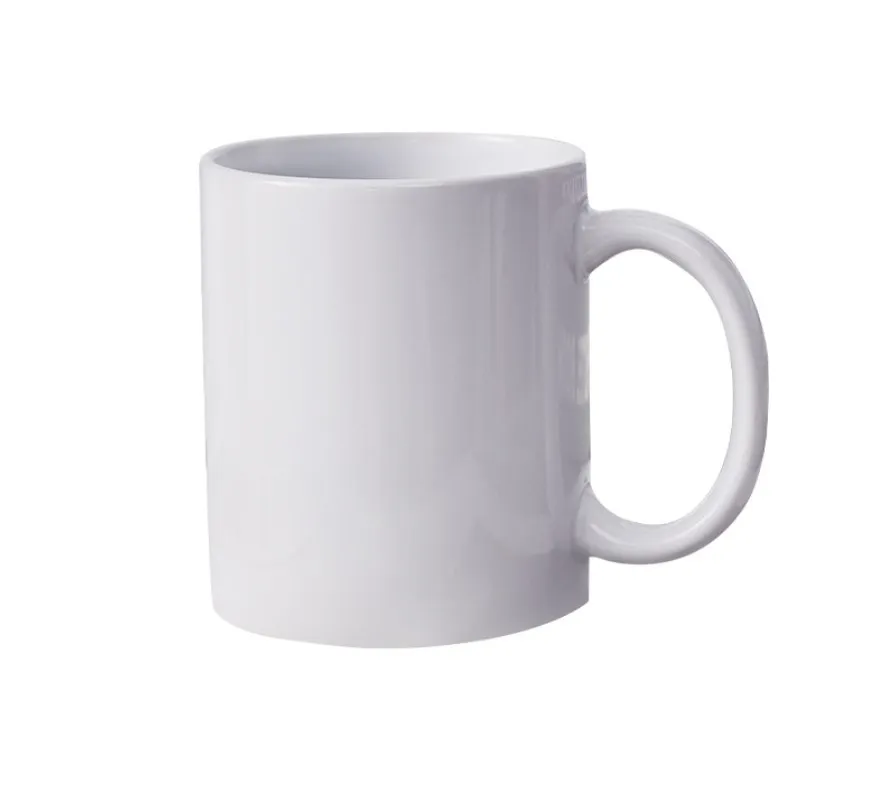 11oz Sublimation Mug White Blank Ceramic Sublimation Coated Mug DIY Mug Sublimation Printing
