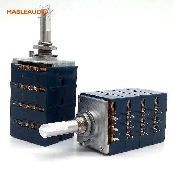 MAPT0318 50KAx4 ALPS gang pot audio potentiometer for amplifier/alps potentiometer