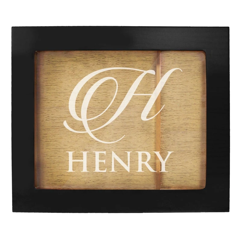 Factory Wholesale Hygrometer Humidifier Window Cedar Humidor Handmade Luxury Storage Personalized Wooden Cigarette Box