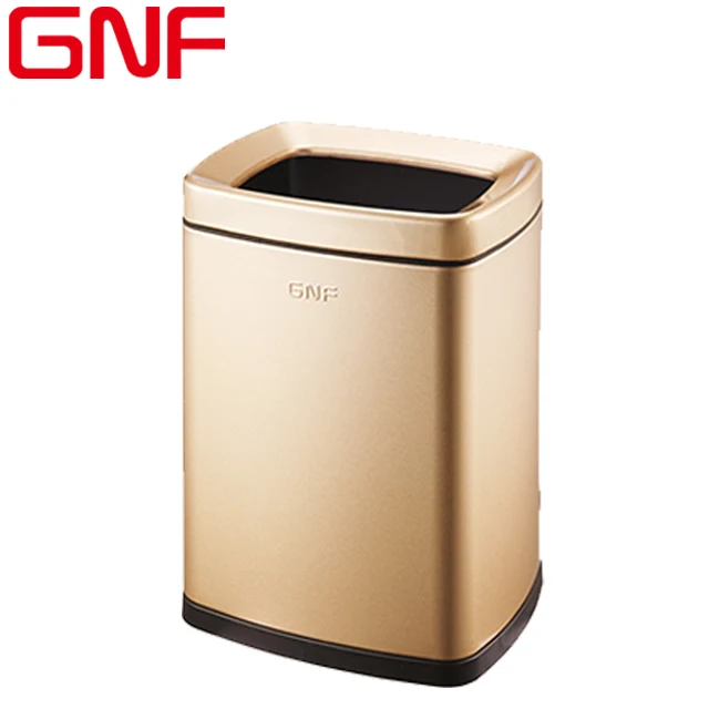 GNF plastic and stainless steel hotel 6L waste bin