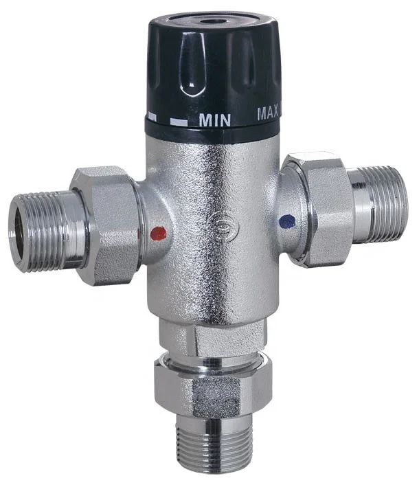 Hvac  hot and cold water mixer valve