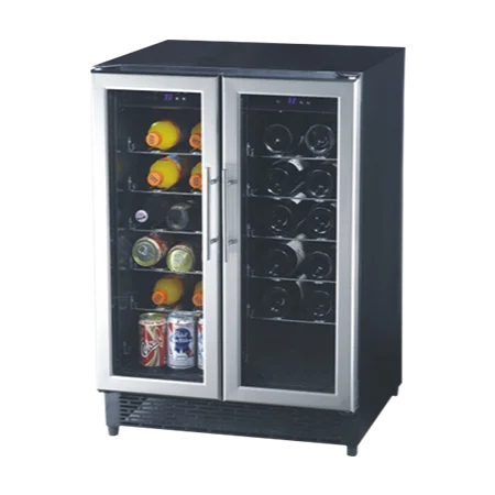 
 Вертикальный холодильник со стеклянной двериью прилавок-витрина охладитель Холодильный морозильник для напитков и вина  