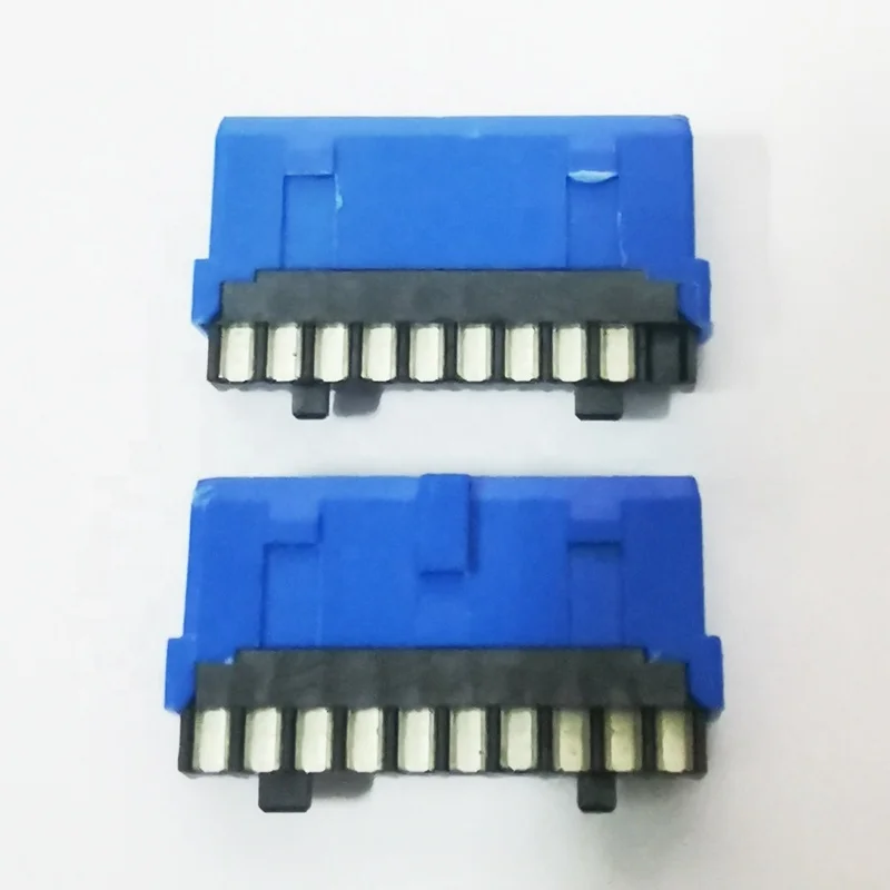 USB 3.0 19 Pin 20 Pin IDC Connector Female Type-A Panel Mount to Motherboard USB 3.0 Internal