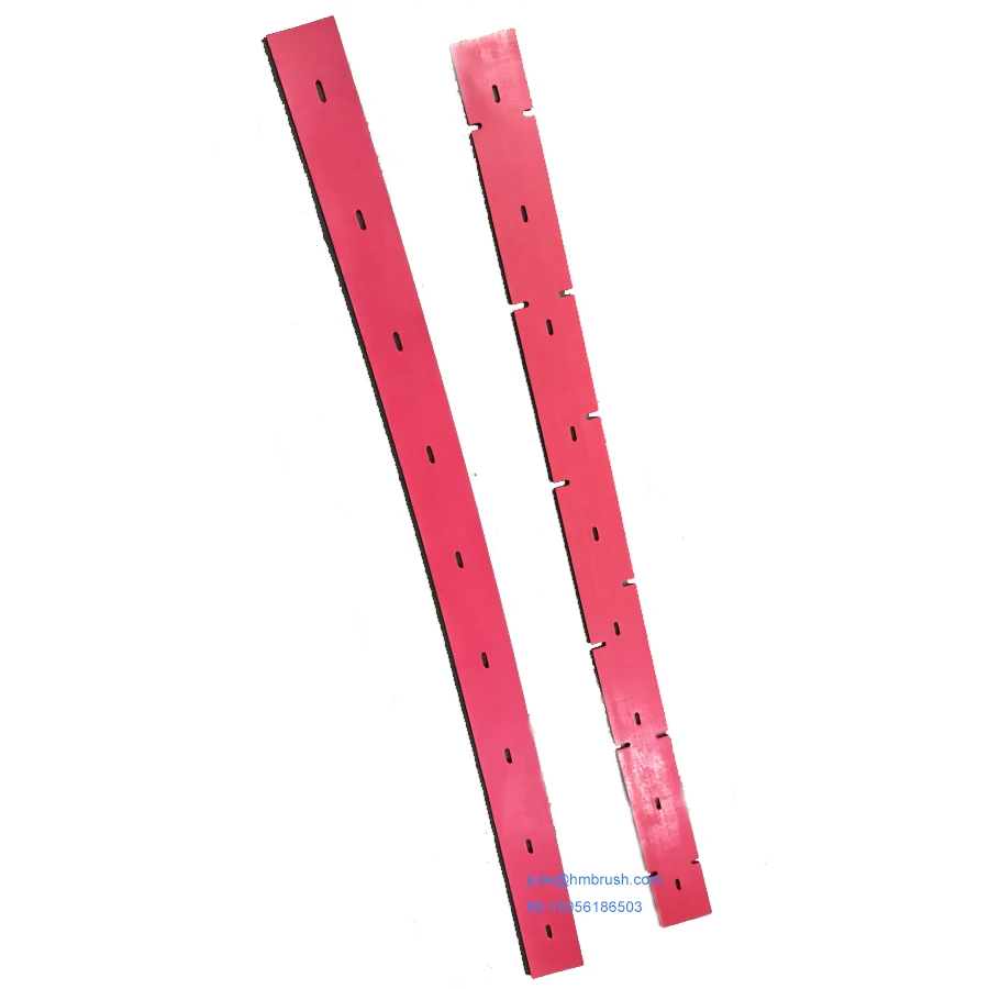 Floor scrubber brush parts squeegee blades rubber for Tennant  T300