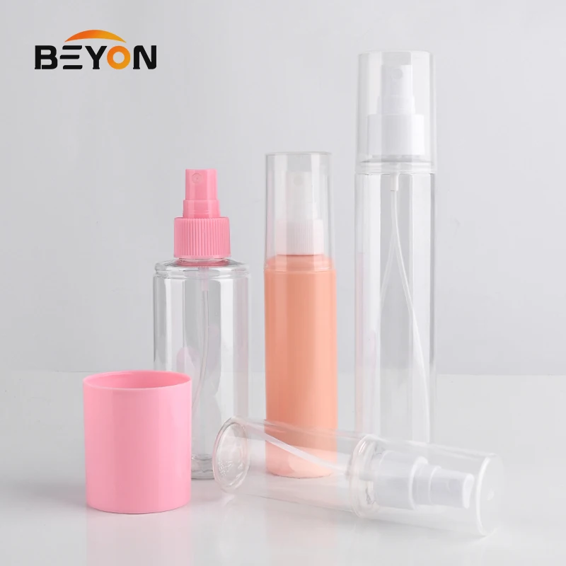 Pump Sprayer Lightweight Elixir Plastic Luxury Cosmetic Bottle 50 Ml