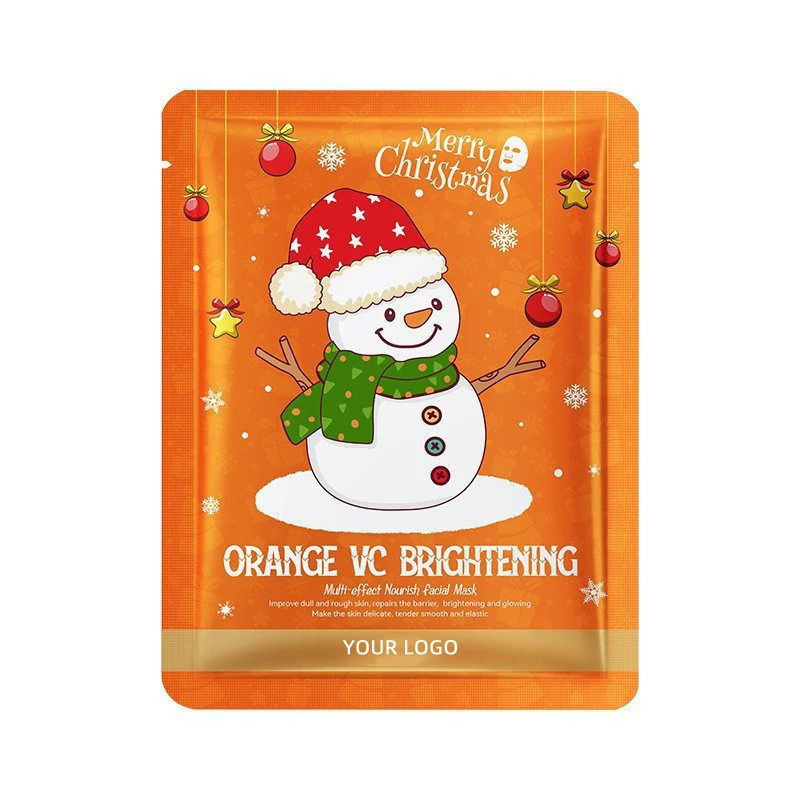 Private Label Christmas Hydrating Facial Mask Soothing Repair Brightening Skin Effects Seaweed Multifunction Nourishing Mask