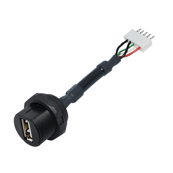 Соединитель usb 2,0 типа А, гнездовой кабель 4pin