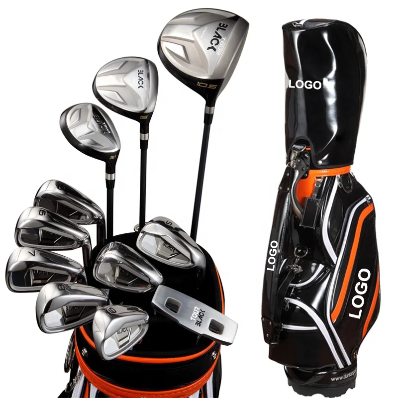 
Factory Direct Tour Black Set Titanium Professional Complete Golf Clubs Set 
