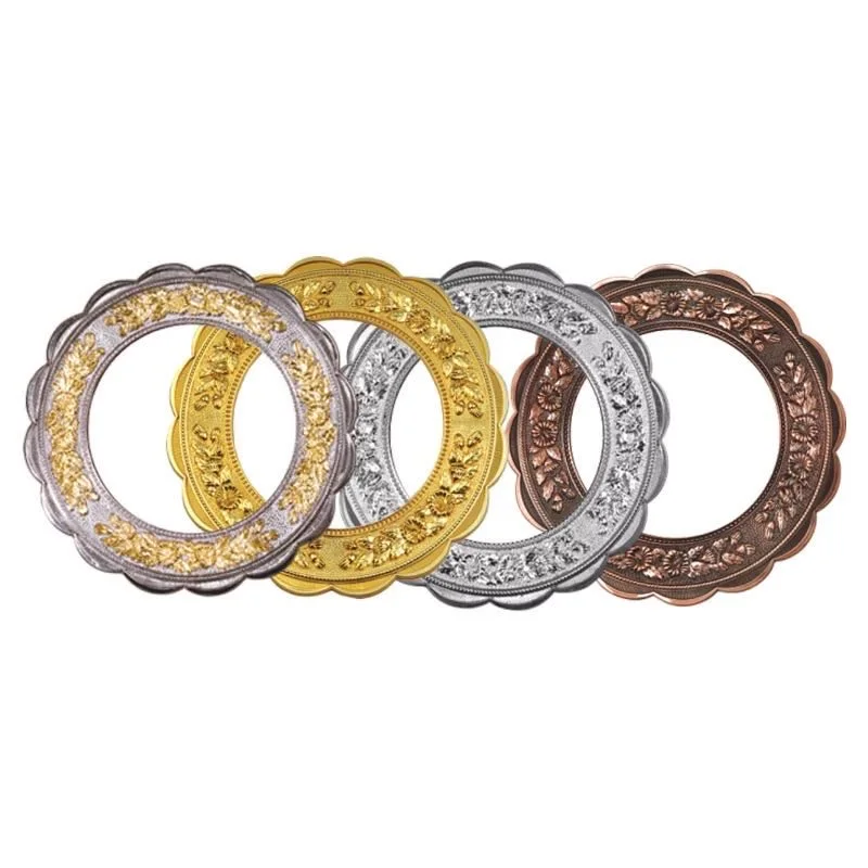 Yiwu factory gold square bulk frames high quality decorative plastic mirror frames photo effect funny pictures