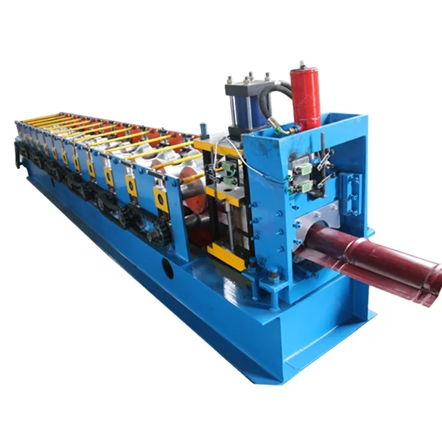 Automatic Steel Tile Cutting Machine Galvanized Ridge Cap Zinc Roofing Sheet Roll Forming
