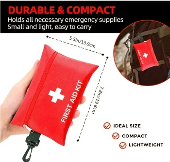 TJD Custom Equipment Mini CE ISO Certified Individual First Aid Kit Small Emergency Bag Kits for Sport Sale multipurpose