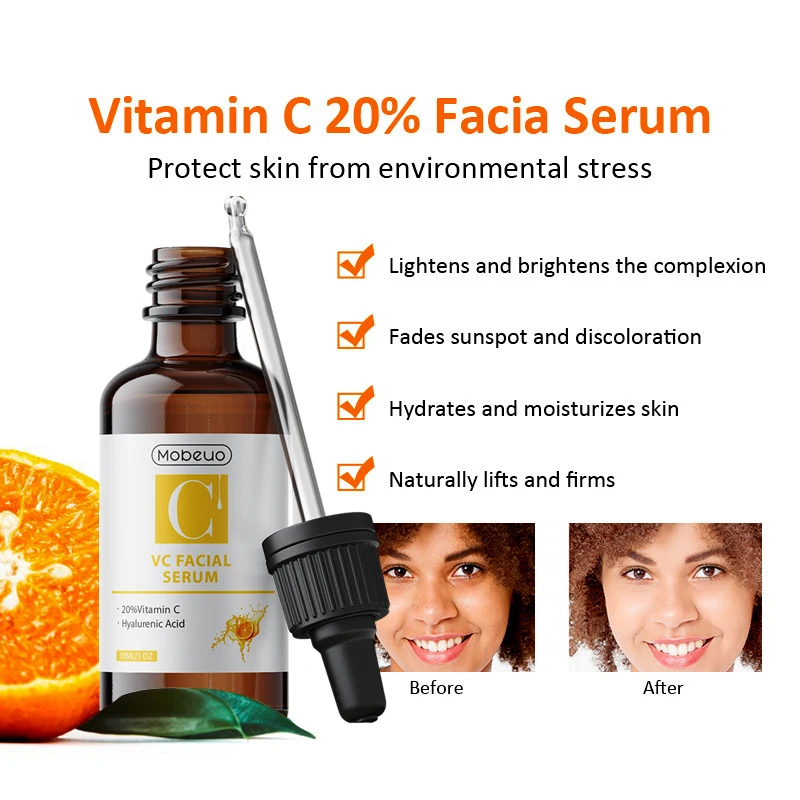 Wholesale Korean Skincare Anti Aging Hyaluronic Acid Niacinamide Vitamin C E Skin Care Face Serum Facial Whitening