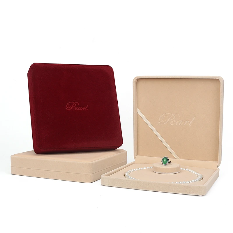 New arrival Wholesale earring Packaging buy  price cajas joyeria necklace plastic  factory velvet  jewelry box  gift packing box