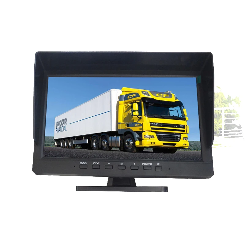 High Quality screen 1024x600 7 inch lcd tft color VGA TV car monitor