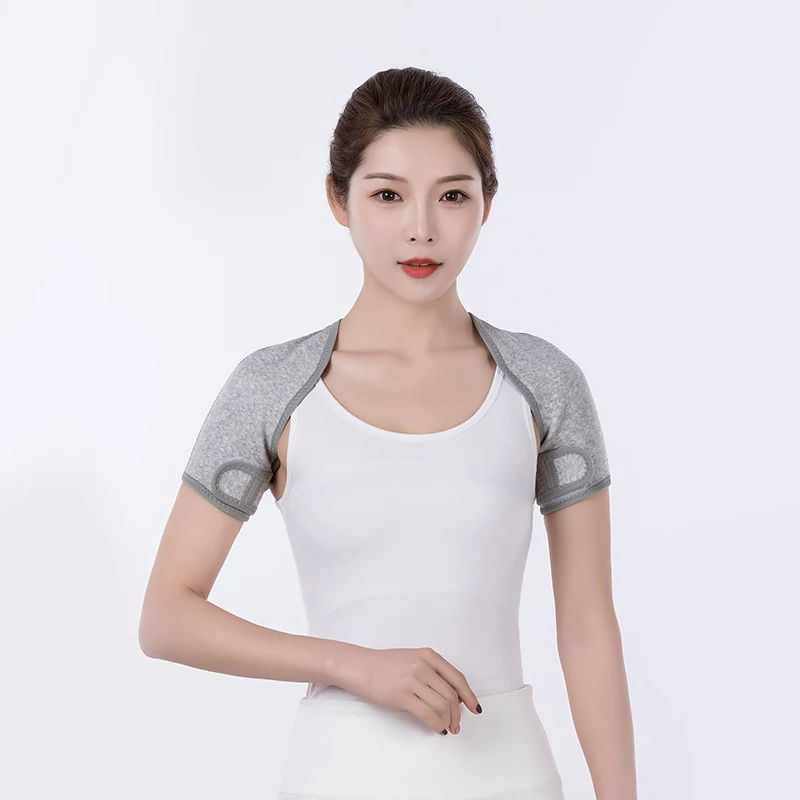 Double Shoulder Support Belt for Protector Shoulder Bamboo Charcoal Fiber Adjustable Brace Correction Band