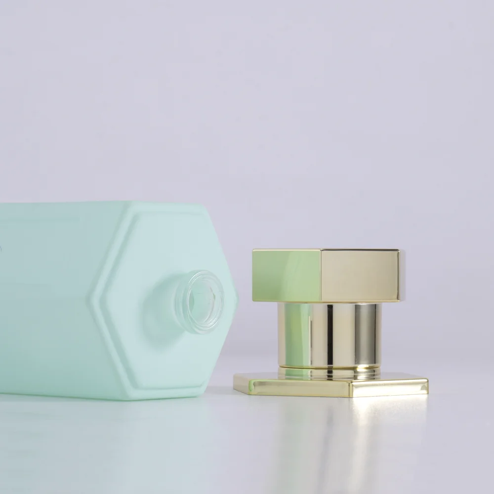 Custom Design Hexagonal Glass Empty Perfume Spray Bottle Glass Perfume Bottles 100ml