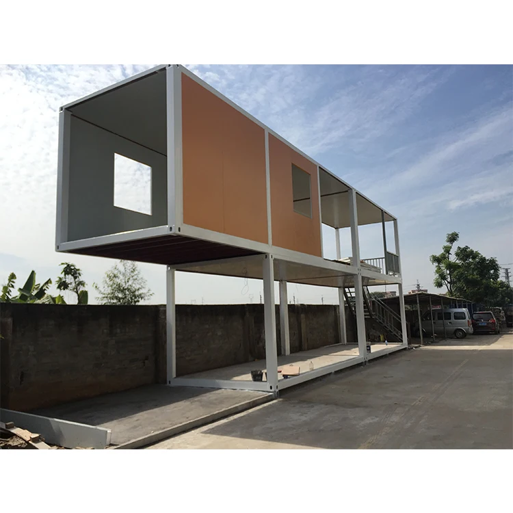 
Prefabricated office loose packed container house recycled container housing 2 storys modular container office 