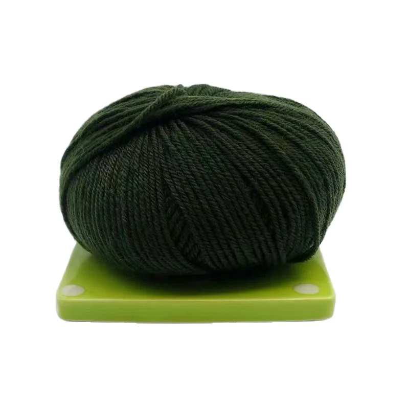 92 color factory price 400g cone acrylic yarn 8ply baby milk cotton tufting yarn for tufting gun rug weaving knitting
