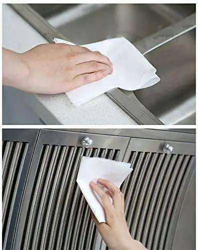 Disposable Household Cleaning Towels Kitchen Dish Cloths Dish Rags Non Woven Fabric Handy Wipes