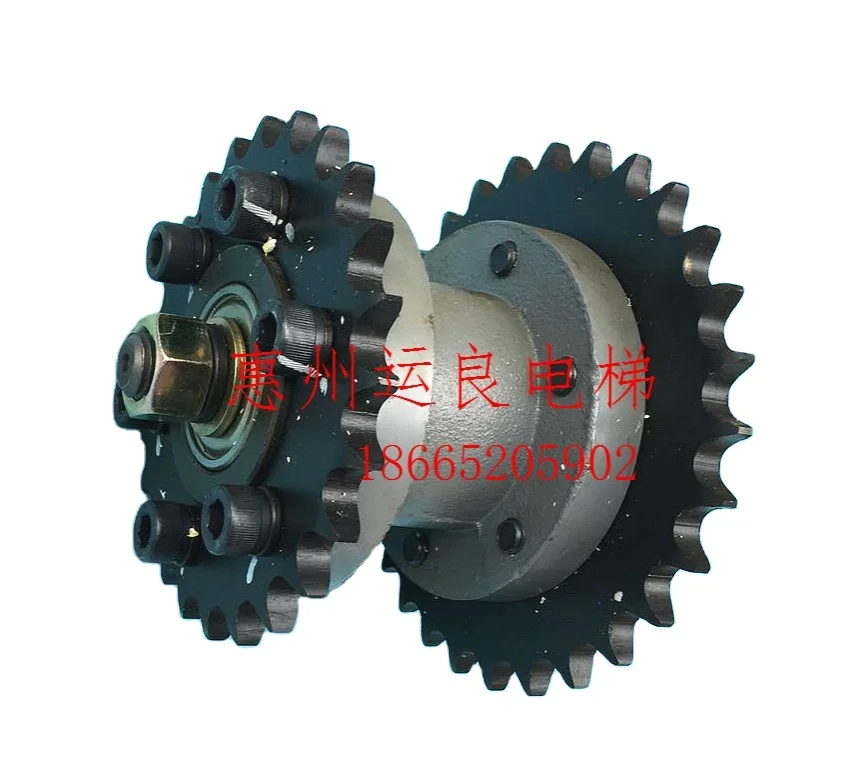 Оригинальные аксессуары для лифта эскалатор с двойной звездочкой 24 + 29 зубчатое колесо ременной приводной цепи