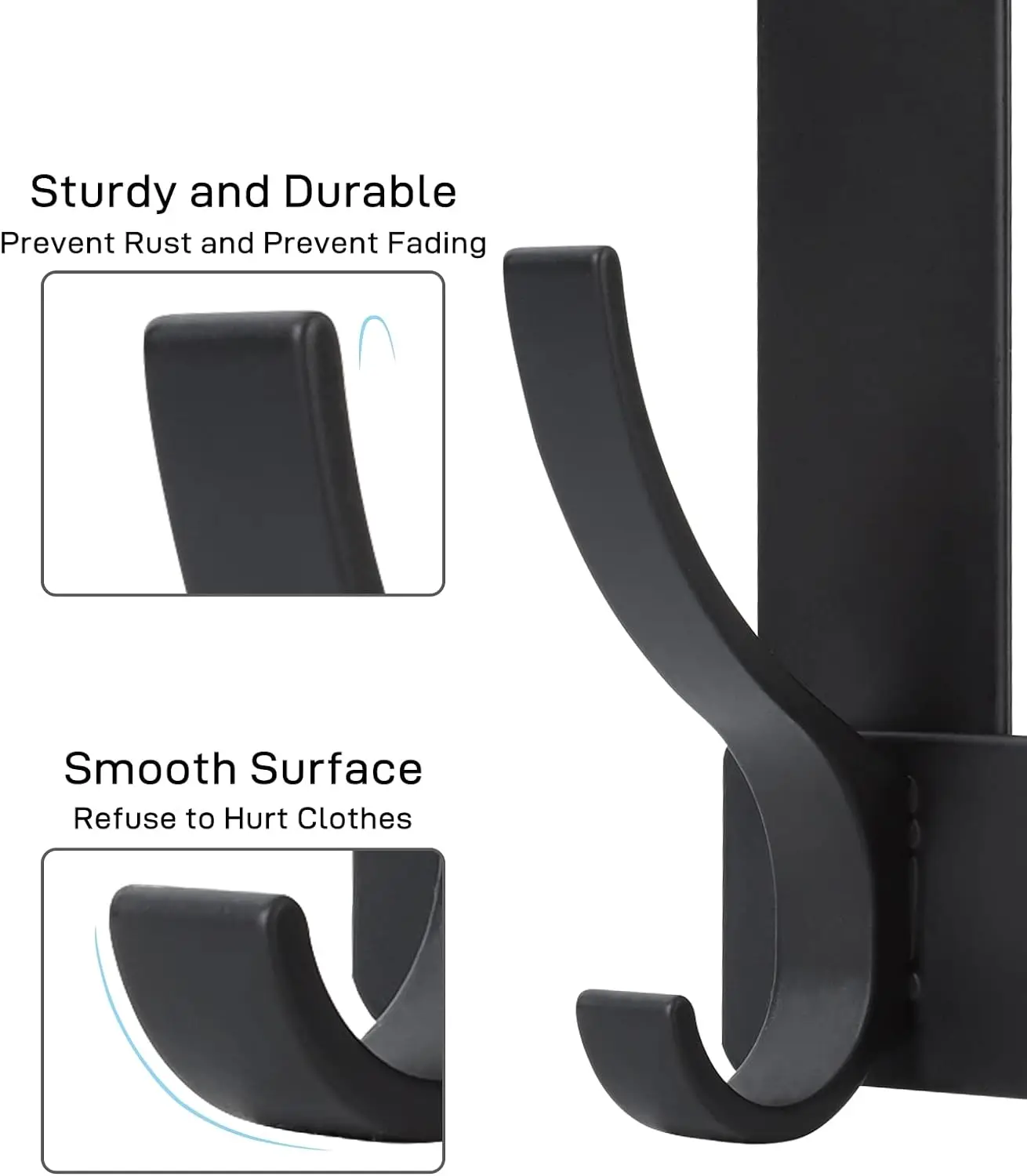 Over The Door Hooks/Door Hanger Hooks Towel Racks for Bathroom/Coat Rack Hat Rack